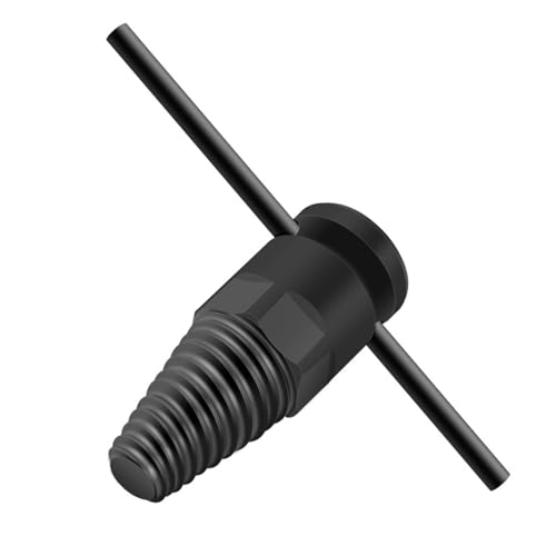 YUXITA Juego de extractores de tornillos de acero de alto carbono para tubos de 3/4 pulgadas, herramienta de extracción de pernos dañados