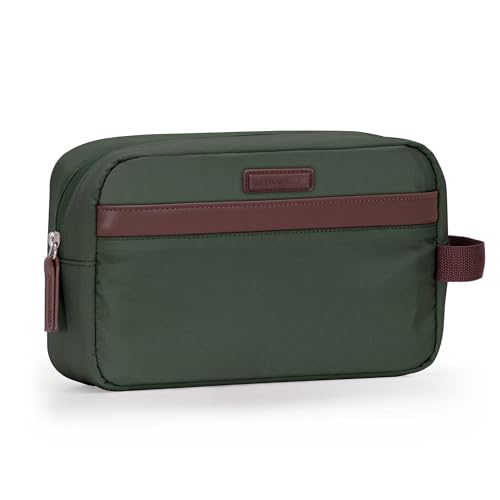Image of U.S. Traveler Vista Way 3-Piece Travel Set, 21-Inch Carry-on Hardside with TSA Lock, 18-Inch Travel Backpack with Laptop Sleeve, Toiletry Bag, Green