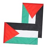 BESPORTBLE Nacional De Palestina Paquete De 2 Decorativas Para El Hogar Nacionales Grandes Para Exteriores