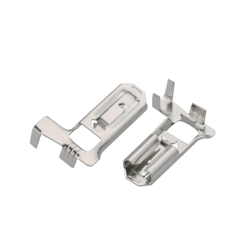 Cosses à sertir angle droit 6,3 mm : laiton non isolé pour câblage compact optimal
