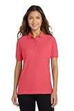 Port Authority Women's Silk Touch Polo XL Hibiscus