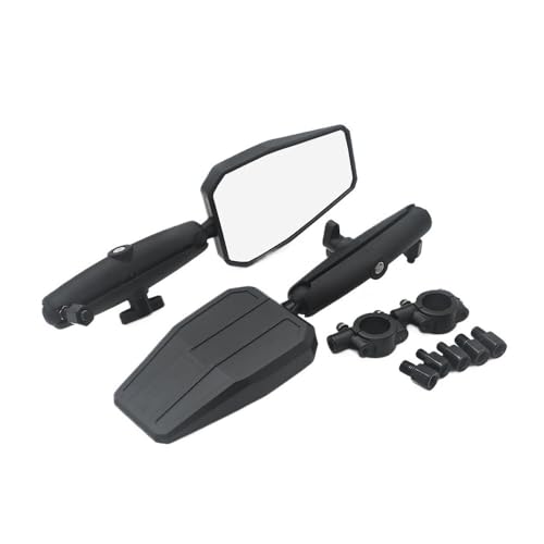 Espejos Laterales Motos Espejo Retrovisor Plegable Universal Para Motocicleta, Espejos De Extremo De Barra Para Motocicleta, Retrovisor Con Punta De Manillar