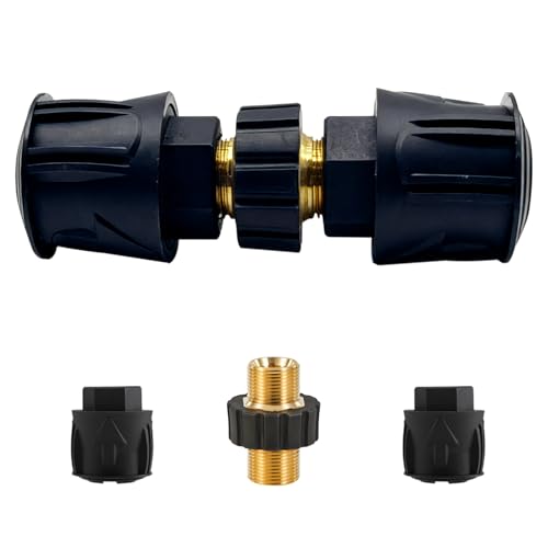 HAFRILY Adaptador de liberación rápida Karcher de doble cara M22 AG 14 mm, adaptador de liberación rápida para K2 K3 K4 K5 K6 K7 para acoplamiento rápido para pistola y limpiador de alta presión (1