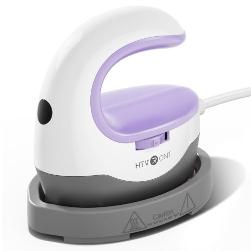 HTVRONT Heat Press Mini Heat Press Machine, Mini Iron for Cr...