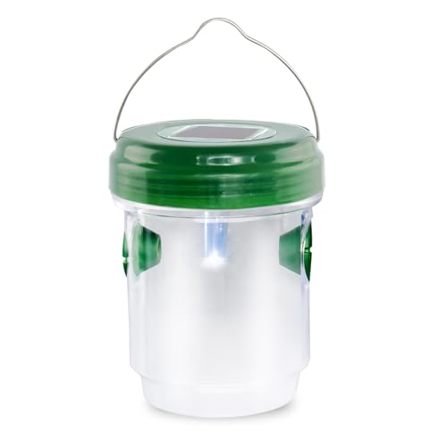 X-PEST Solar Powered Wasp Trap Green Color for Outdoor Hanging (3