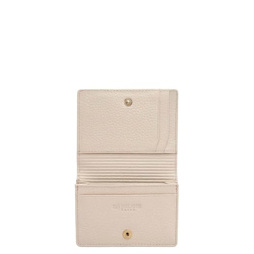 Image of Da Milano Leather Card Holder for Men & for Women - White (10116OL)