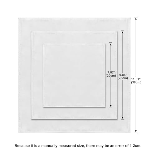 Image of Men's Pocket Square, Solid Color Boys Handkerchiefs for Men Wedding Party