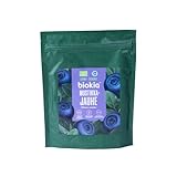 BIOKIA Bio Heidelbeerpulver 100% Frucht aus finnischen Bio-Heidelbeeren, Superfood für Smoothies ohne Zuckerzusatz 150g