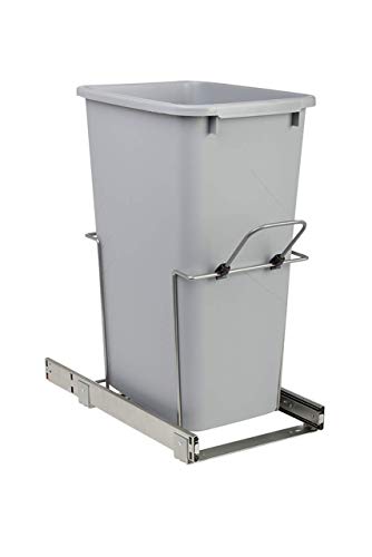 Caneca de basura rectangular con cierre suave 50 Qt