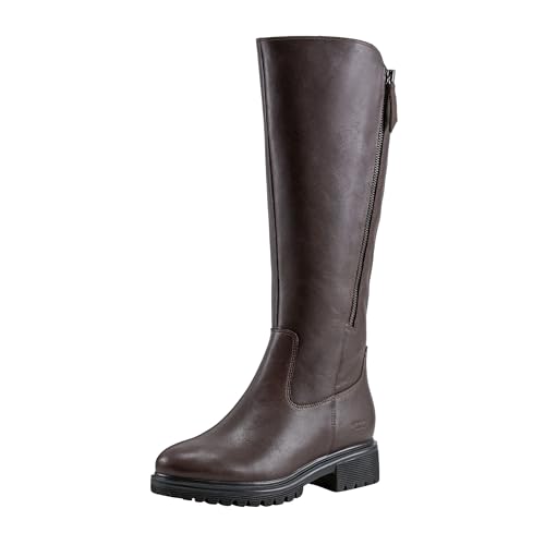 [Rockport] ロングブーツ Ivette Wide Calf レディース ダークブラウン 24.5 cm
