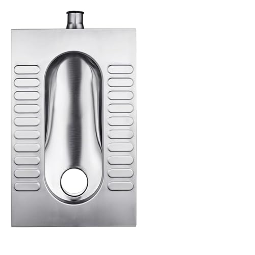 Inodoro en cuclillas de acero inoxidable 304, sin olor, perfecto para baños públicos y comerciales miniatura 1