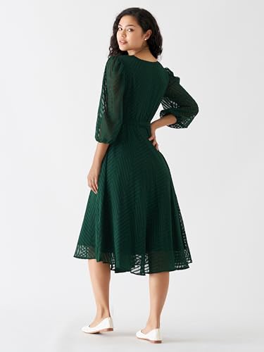 Image of AASK Women Fancy Plain & Solid Designer Dress for Women