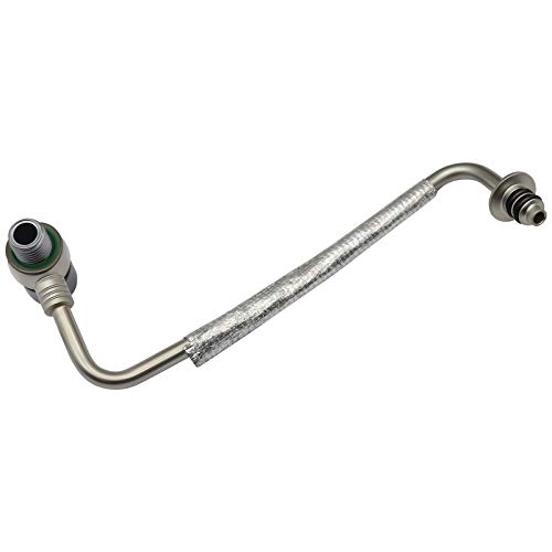 Image of SecosAutoparts Turbocharger Oil Return Line Turbo Oil Feed Tube fit for Buick Encore 2013-2018 fit for Chevrolet Cruze 2011-2018 Sonic 2012-2018 Trax 2015-2018# 55592600 25198546 25200947