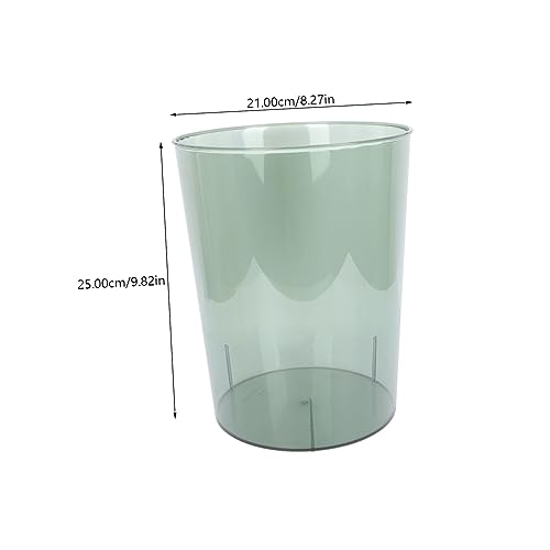 Caneca rectangular para basura de plástico 1.1 lb miniatura 2