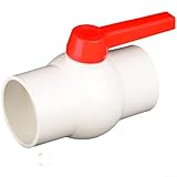 Válvula de bola de PVC utilizada para fontanería doméstica para regular...