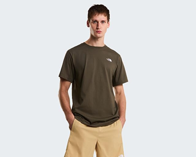 Image of THE NORTH FACE Men's Evolution Simple Dome Short-sleeve Tee (Standard & Big Size) | Cotton Shirt With the Classic Logo