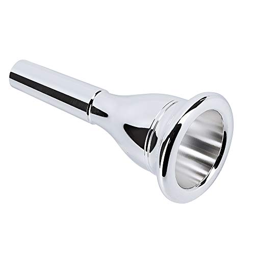 image for EastRock Standard Tuba Mouthpiece, Silver Plated Tuba Mouthpiece Size 