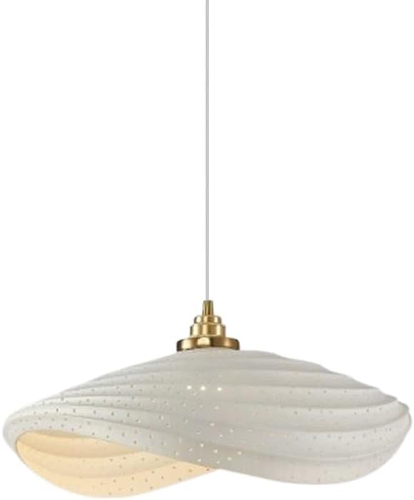Suspension E27 blanche style lustre de salon et luminaire de plafond pour bureau