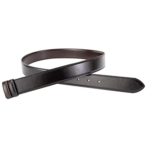 Vatee's Reversible Genuine Leather Belts without Buckle For Men Replacement Belt Strap 1.34"/1.5" Wide3