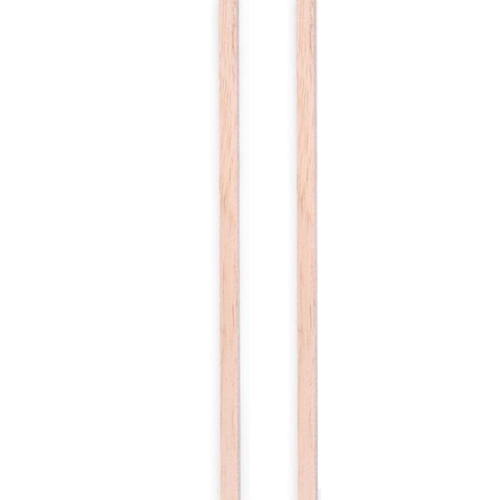 Zboravpix One Color Balsa Wood Sticks, Square Balsa Wood Bars 300Mm/500Mm 2X2-15X15mm For Airplane Model Building Diy Crafts Pack Of 2(500X10x10mm)