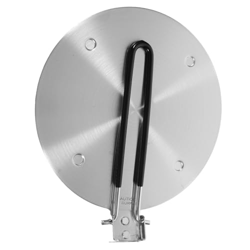 Healifty Difusor de Calor para Inducción Inoxidable Placa de Conducción Térmica Plegable y Gruesa Adaptador para Estufas de Gas y Cocina Eléctrica para Cafeteras y Utensilios