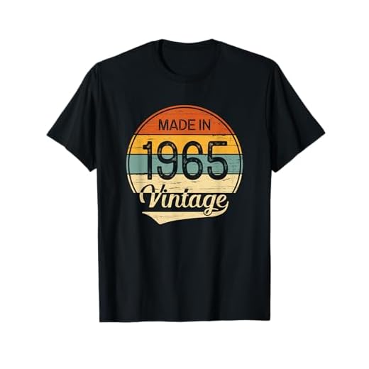 Regalo Hombre Mujer Cumpleaños 57 Años Vintage Made in 1965 Camiseta