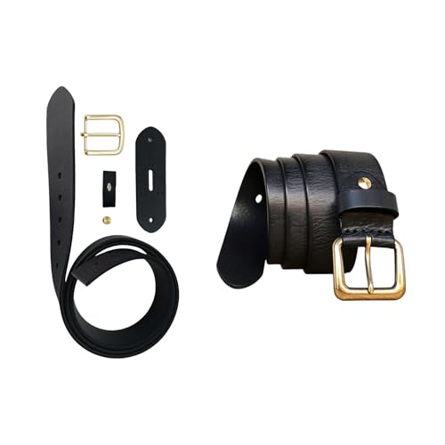 DIY Belt for Men DIY Leather Belt Kit Full Grain Leather Belt Gift for Dad Boyfriend or Husband