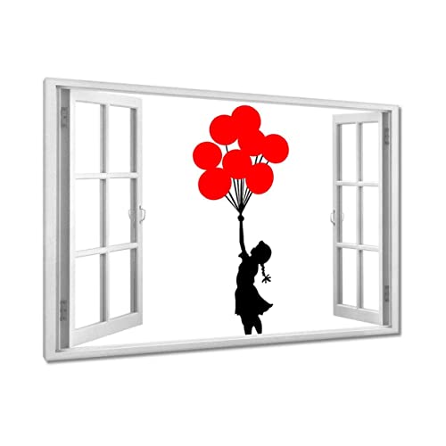 Tableau Banksy 120x80 cm pour sublimer la décoration murale du salon