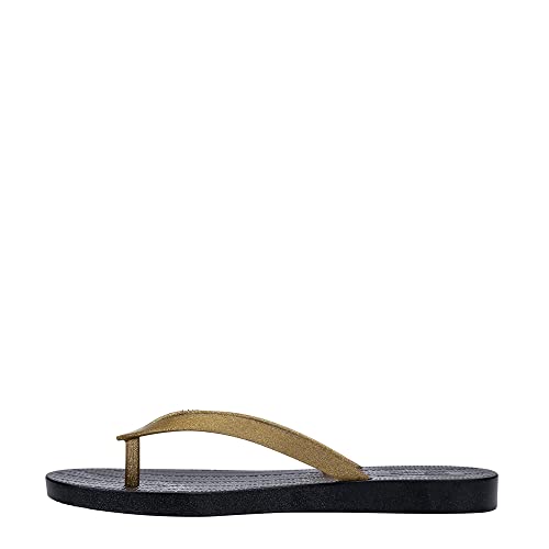 Chinelo Sun Venice Shiny, Melissa, Feminino, Preto, 35