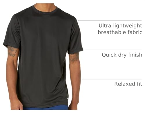 Image of Amazon Essentials Men's Moisture Wicking Breathable Active Performance Tech Gym T-Shirts, Pack of 2