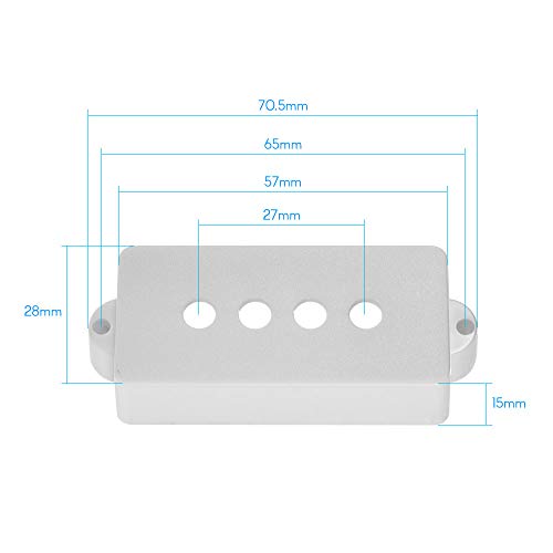 RuleaxAsi 4 cordas baixo captador de guitarra capas para PB Elétrico Baixo Peças de Reposição Acessó