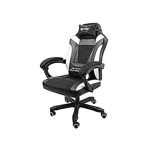 FURY NFF-1710 Avenger M+ -Silla Gaming, Diseño Ergonomico, Función Balanceo, Almohada Lumbar, hasta 150 Kg, Elevador a Gas...