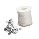Photo Gallery sewacc kit fai da te per candele con stoppini in cotone pre cerati da per stoppini incluse bruciatura stabile senza per creazione artigianale candele personalizzate Photo Gallery sewacc kit fai da te per candele con stoppini in cotone pre cerati da per stoppini incluse bruciatura stabile senza per creazione artigianale candele personalizzate