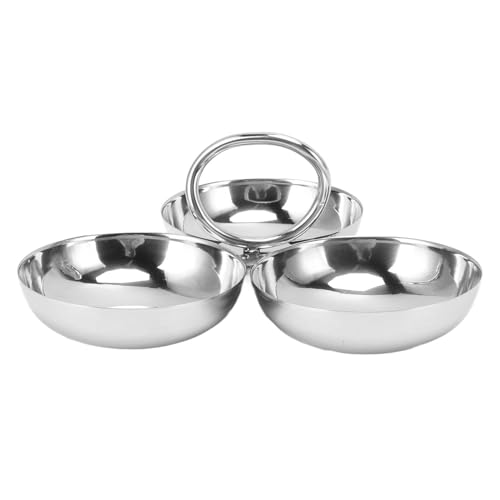 Ustensiles de cuisine faciles à nettoyer assiette à collations 3 en 1