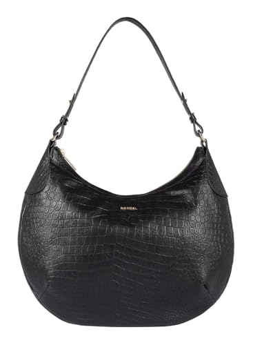 Sac à épaule Liberty Roeckl en cuir noir : le plaisir d'un accessoire d'exception