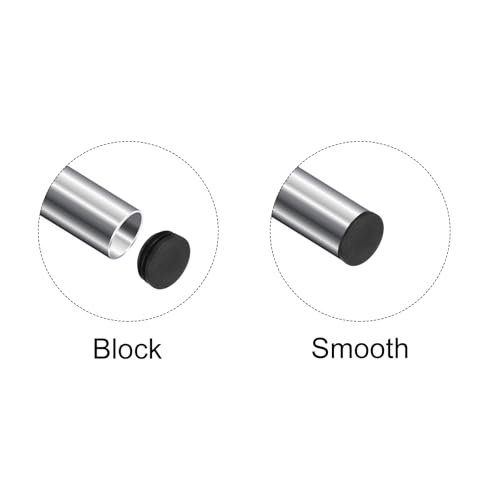 Image of MECCANIXITY 8pcs Round Plastic Hole Plugs, 1 3 /4 Inch (45mm) Black Insert Tubing End Cap for Inserts Chair Leg Glide Furniture Protectors Metal Legs Round Tube