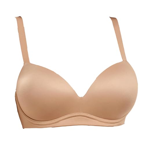 Image of Push-Up Wirefree No Underwire Everyday Bra(Beige,38A)