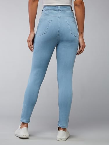 Image of Dolce Crudo Distressed High Rise Skinny Jeans for Women