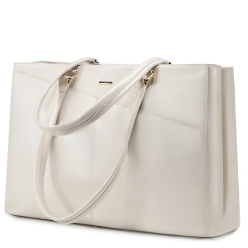 LOVEVOOK Sac Cabas Femme Sac a Main, Grande Capacité Sac Ordinateur Portable 15,6 Pouces, Imperméable Sac De Cours Sacoche Ordinateur, Sac à Main Pour...