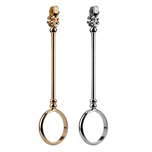 XLKJ Zigarettenhalter Ring, 2 Stück Zigarettenspitze Ring Zigarette Fingerring Halter, Zigaretten Halter für Damen Cover