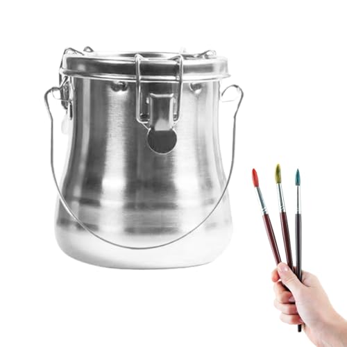 Paint Brush Cleaner - Sturdy Brush Washer with Porous Cleaning Filter, Easy Maintenance Tool for Artists Painters, Detachable Design for Efficient Water Spirits Ink Turpentine Washing Ideal for Stud