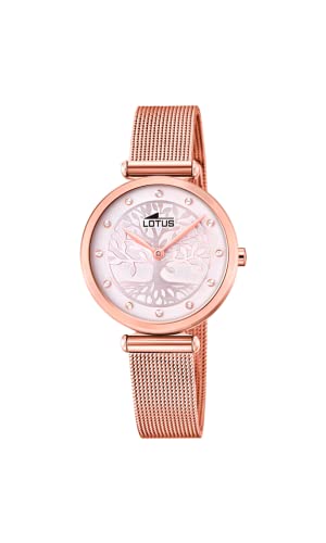 Lotus Reloj Analógico para Mujer de Cuarzo con Correa en Acero Inoxidable 18710/2