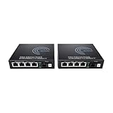 Doté des ports Ethernet RJ45 et fibre SC, il s'intègre facilement à un large éventail d'infrastructures réseau Gigabit Ethernet. Le port RJ45 prend en charge la négociation automatique de la vitesse triple (10/100/1 000 BASE-T).