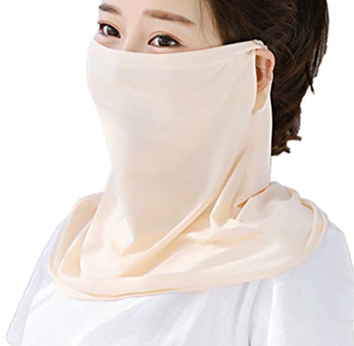 Sun Protection Face Mask Single Layer Neck Gaiter Lightweight Summer Protection Scarf Bandana