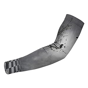 Vogels In Donker Bos Uv Zonbescherming Arm Mouwen Koeling Sport Compressie Mouwen