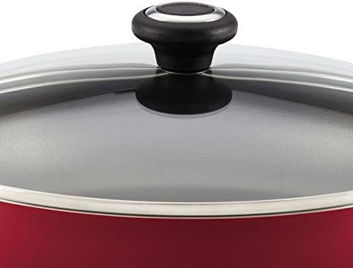 Pemberly Row Nonstick 17 Piece Cookware Set in Red