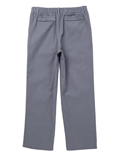 Boys Trousers Flat Front School Uniforms Elastic Waist Gentleman Formal Dress Pants for Wedding Birthday Party2