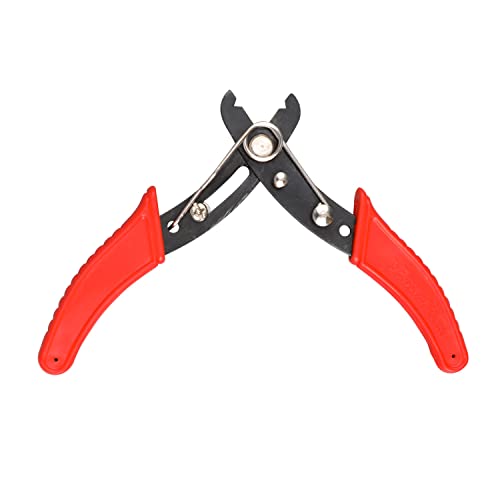 Image of Eastman Wire Stripper Precision Wire Cutter High Carbon Steel, Hardened Jaws, Cutting Plier Lightweight 130 mm Design, Single Color Sleeve Pack of 5 (E-2024)
