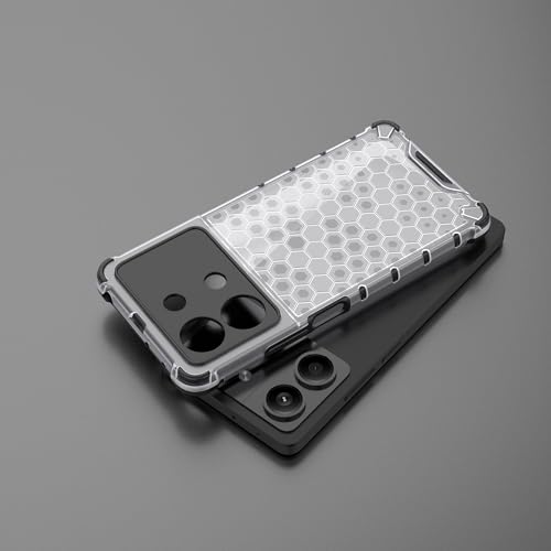 Image of Glasgow Back Case Cover Compatible with [ Poco X6 Neo 5G ] (Stylish Design) - Transparent