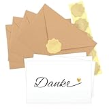 20er Set Dankeskarten Hochzeit,Postkarte Danke Karten mit Umschlag und Sticker,Karte Danke Karte Dankeschön Karten,Thank You Cards,Kraftpapier Umschläge,Dankeskarte für Familie,Freund,Lehrerin